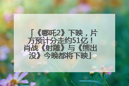 《哪吒2》下映，片方预计分走约51亿！肖战《射雕》与《熊出没》今晚都将下映