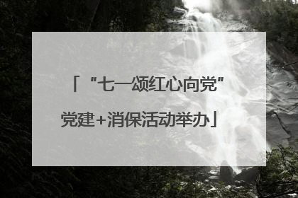 “七一颂红心向党”党建+消保活动举办