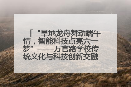 “旱地龙舟舞动端午情，智能科技点亮六一梦”——万官路学校传统文化与科技创新交融的精彩盛宴