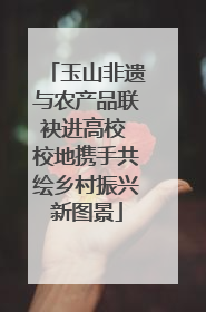 玉山非遗与农产品联袂进高校 校地携手共绘乡村振兴新图景