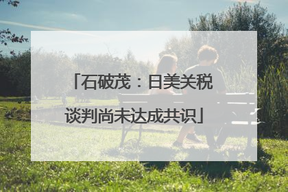 石破茂：日美关税谈判尚未达成共识