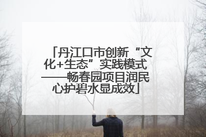 丹江口市创新“文化+生态”实践模式——畅春园项目润民心护碧水显成效