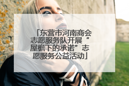 东营市河南商会志愿服务队开展“屋檐下的承诺”志愿服务公益活动