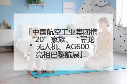 中国航空工业集团携“20”家族、“翼龙”无人机、AG600亮相巴黎航展