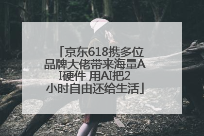 京东618携多位品牌大佬带来海量AI硬件 用AI把2小时自由还给生活