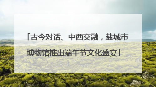 古今对话、中西交融，盐城市博物馆推出端午节文化盛宴