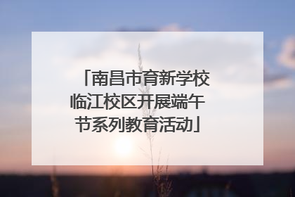 南昌市育新学校临江校区开展端午节系列教育活动
