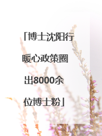 博士沈阳行 暖心政策圈出8000余位博士粉