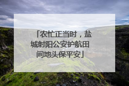 农忙正当时，盐城射阳公安护航田间地头保平安