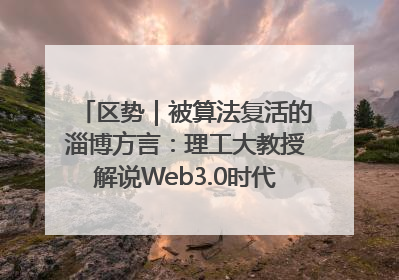 区势｜被算法复活的淄博方言：理工大教授解说Web3.0时代声音传播密码