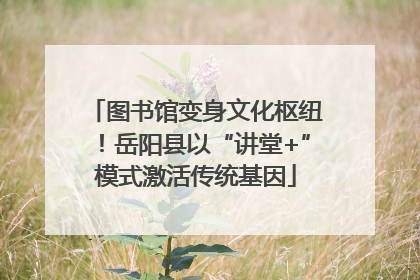 图书馆变身文化枢纽！岳阳县以“讲堂+”模式激活传统基因