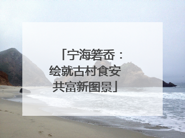 宁海箬岙：绘就古村食安共富新图景