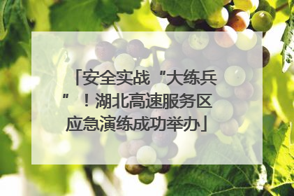 安全实战“大练兵”！湖北高速服务区应急演练成功举办