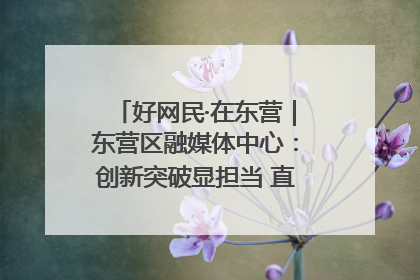 好网民·在东营｜东营区融媒体中心：创新突破显担当 直播赋能谱华章