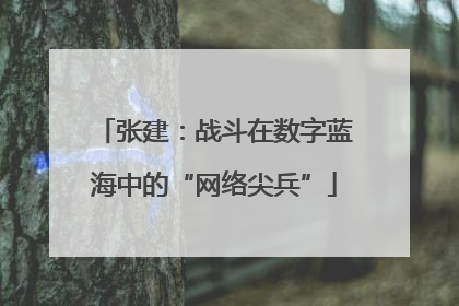 张建：战斗在数字蓝海中的“网络尖兵”