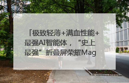 极致轻薄+满血性能+最强AI智能体，“史上最强”折叠屏荣耀Magic V5发布