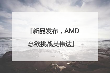 新品发布，AMD意欲挑战英伟达