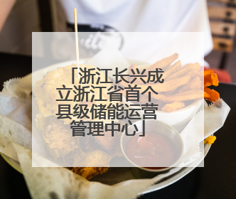 浙江长兴成立浙江省首个县级储能运营管理中心