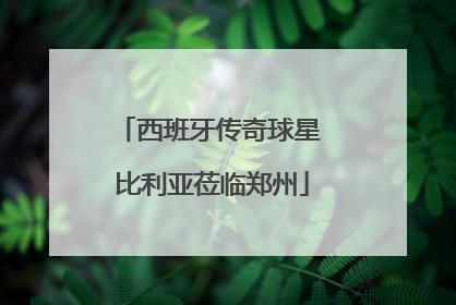 西班牙传奇球星 比利亚莅临郑州