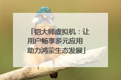铠大师虚拟机：让用户畅享多元应用 助力鸿蒙生态发展