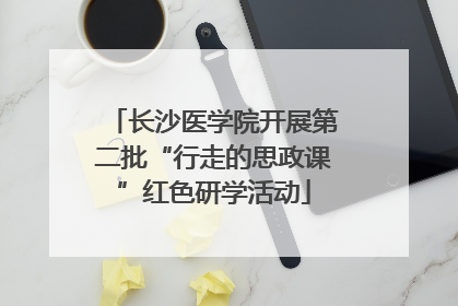 长沙医学院开展第二批“行走的思政课”红色研学活动