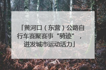 黄河口（东营）公路自行车赛聚赛事“骑迹”，迸发城市运动活力