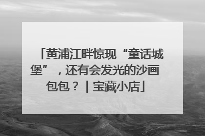 黄浦江畔惊现“童话城堡”，还有会发光的沙画包包？｜宝藏小店