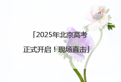 2025年北京高考正式开启！现场直击