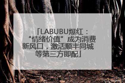 LABUBU爆红：“情绪价值”成为消费新风口，激活顺丰同城等第三方即配